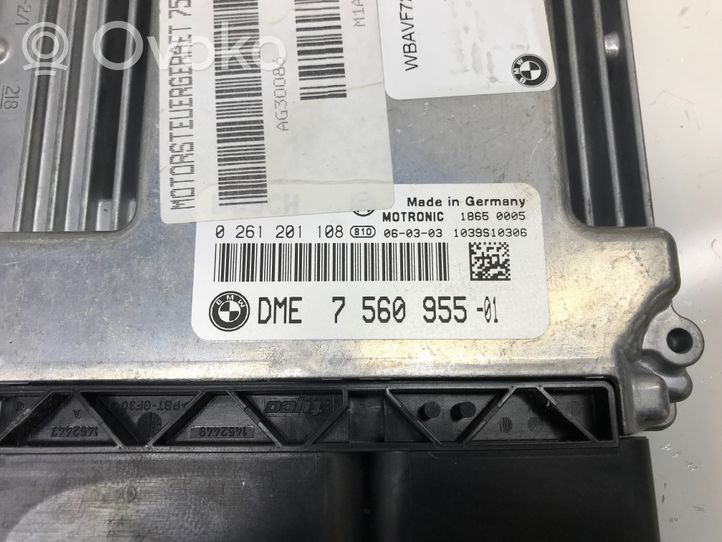 BMW 3 E90 E91 Kit calculateur ECU et verrouillage 7560955