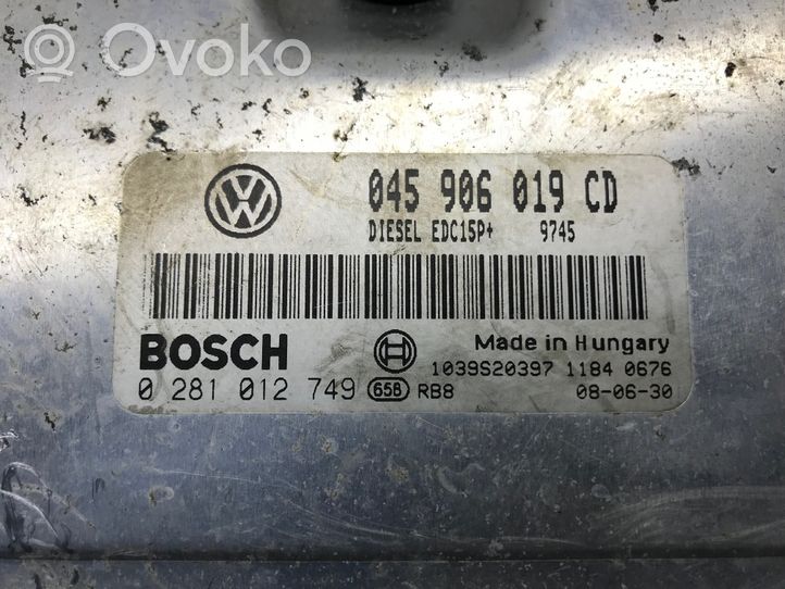 Skoda Fabia Mk2 (5J) Sterownik / Moduł ECU 045906019CD