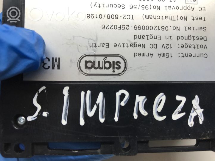 Subaru Impreza II Boîtier module alarme 081200099