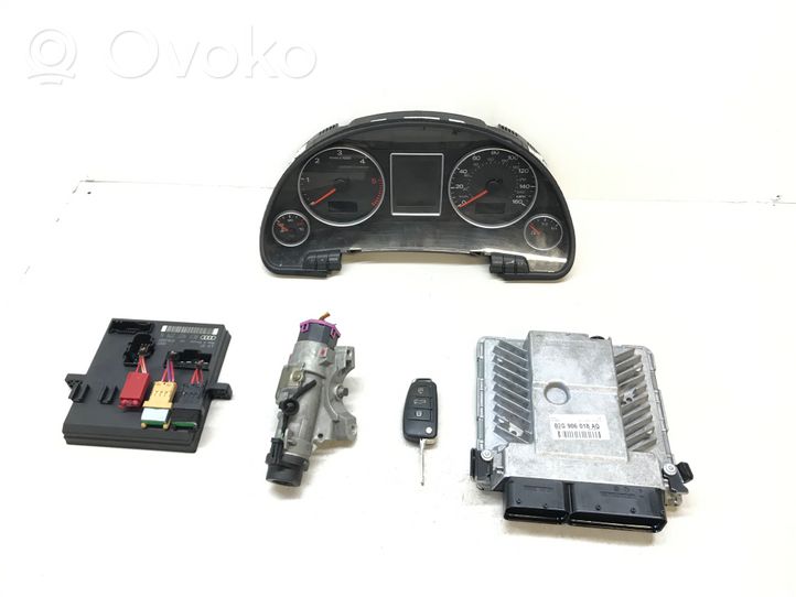 Audi A4 S4 B7 8E 8H Engine ECU kit and lock set 03G906018AQ