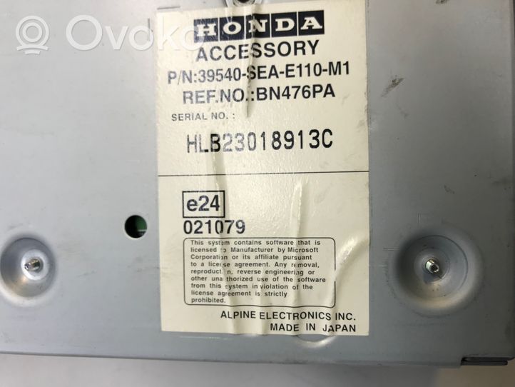 Honda Accord Navigaatioyksikkö CD/DVD-soitin BN476PA