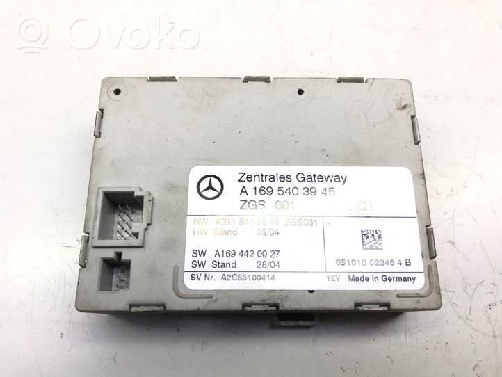 Mercedes-Benz A W169 Gateway vadības modulis A2115403545