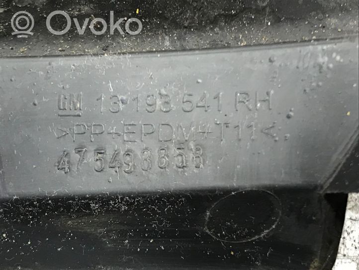 Opel Meriva A Декоративная решётка противотуманной фары 475498858