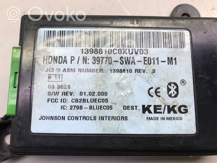 Honda CR-V Bluetooth control unit module 1398810C0XUV03