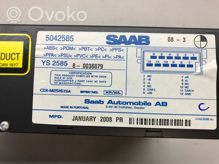 Saab 9-3 Ver2 Caricatore CD/DVD 0038879