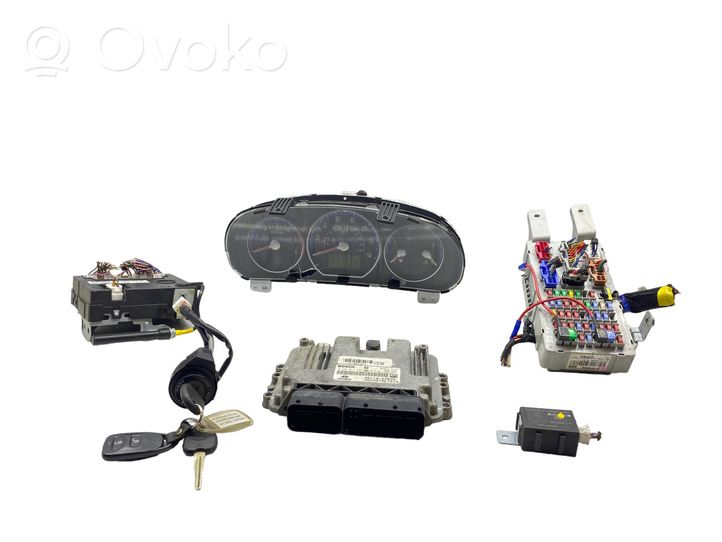 Hyundai Santa Fe Komputer / Sterownik ECU i komplet kluczy 0281013584