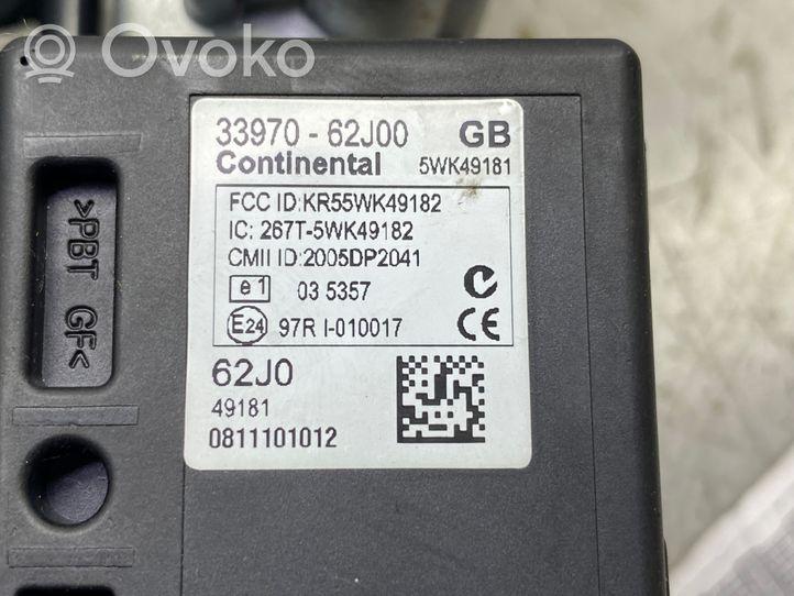 Opel Agila B Komputer / Sterownik ECU i komplet kluczy 3392051K13