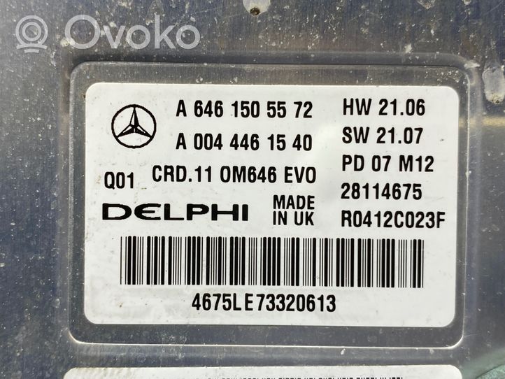 Mercedes-Benz E W211 Kit centralina motore ECU e serratura A6461505572