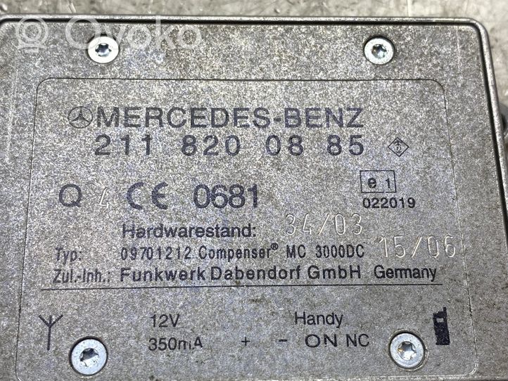 Mercedes-Benz C W203 Antenne Bluetooth 2118200885