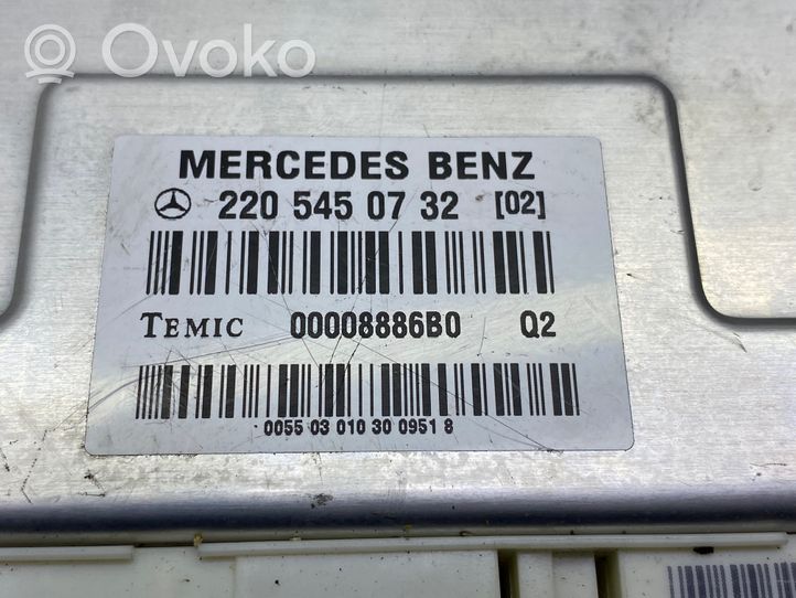 Mercedes-Benz S W220 Inne komputery / moduły / sterowniki 2205450732
