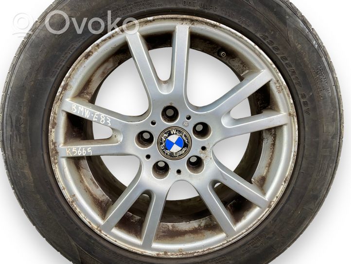 BMW X3 E83 Обод (ободья) колеса из легкого сплава R 17 3412060