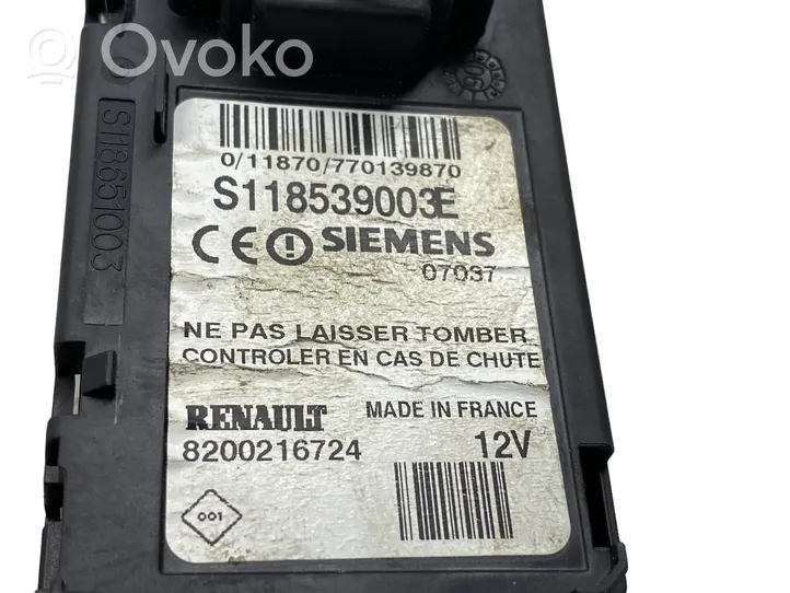 Renault Scenic II -  Grand scenic II Kit calculateur ECU et verrouillage 8200611648