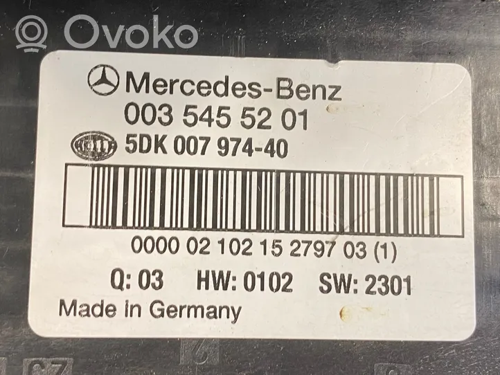 Mercedes-Benz C W203 Komforto modulis 0035455201