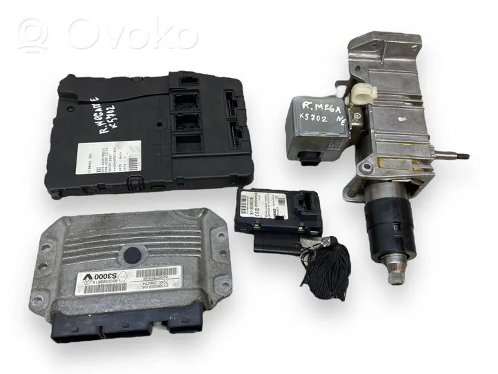 Renault Megane II Engine ECU kit and lock set 8200509516