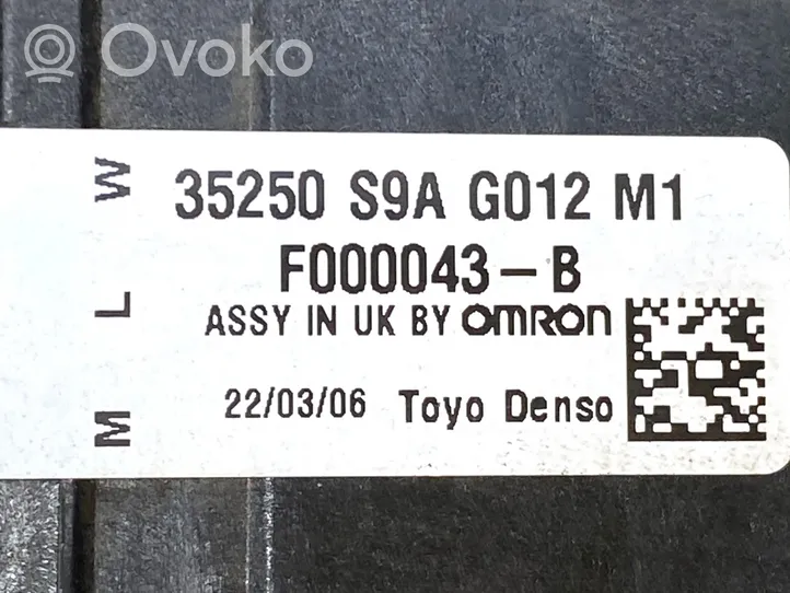 Honda CR-V Manetka / Przełącznik kierunkowskazów wycieraczek 35250S9AG012M1