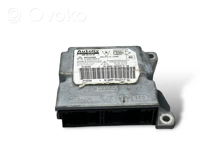 Citroen C5 Oro pagalvių valdymo blokas 608990300