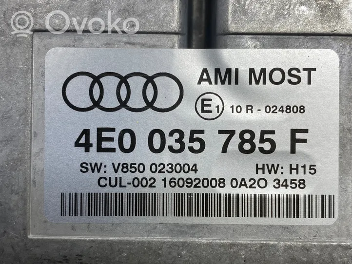 Audi A6 S6 C6 4F Unidad central de control multimedia 4F0035785E