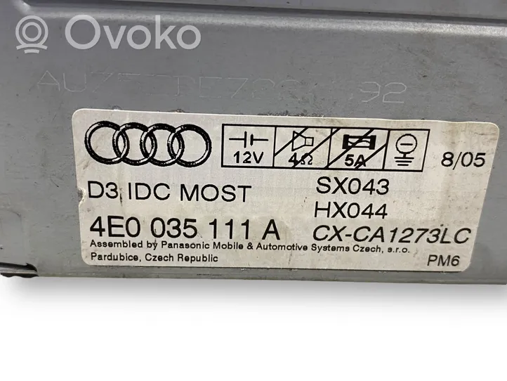 Audi A6 S6 C6 4F Caricatore CD/DVD 4E0035111A