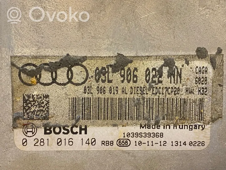 Audi A4 S4 B8 8K Komputer / Sterownik ECU i komplet kluczy 03L906019AL