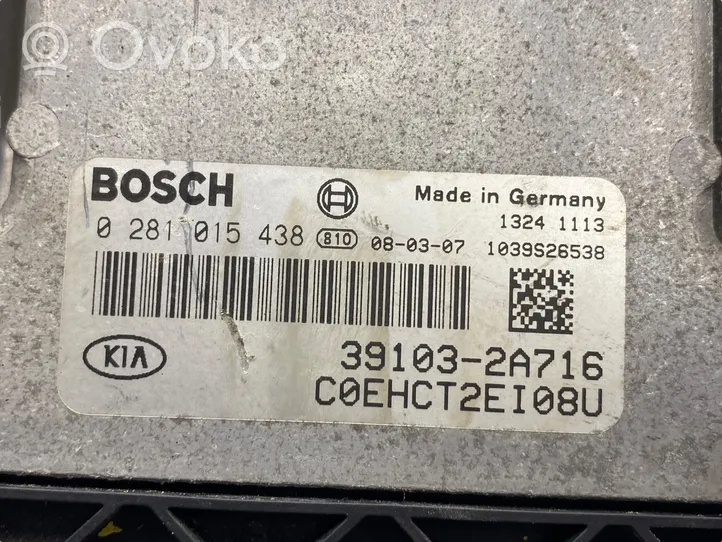 KIA Ceed Sterownik / Moduł ECU 0281015438