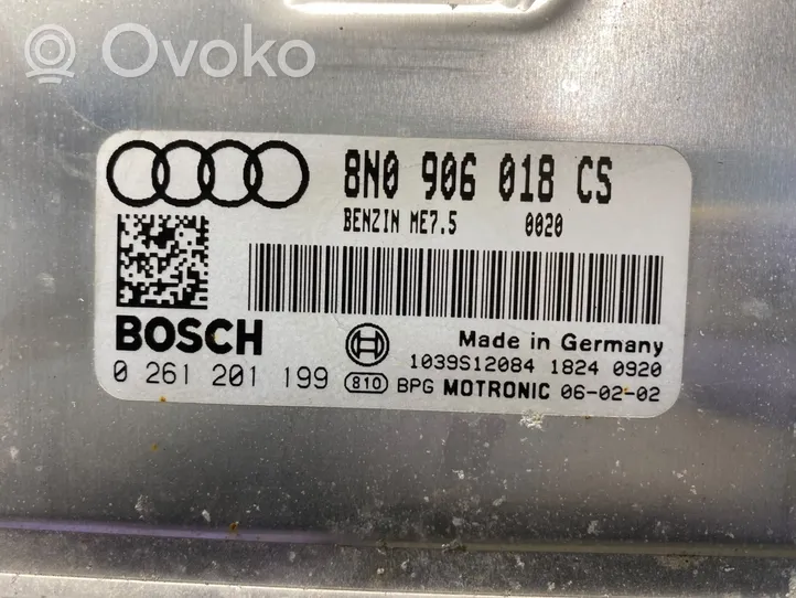 Audi TT Mk1 Aizdedzes ECU komplekts 8N0906018CS