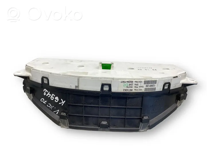 Volvo XC70 Komputer / Sterownik ECU i komplet kluczy 30637733A