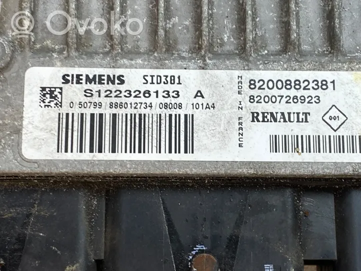 Renault Laguna III Komputer / Sterownik ECU i komplet kluczy 8200882381