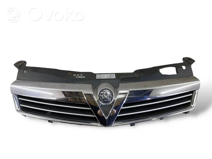 Opel Astra H Grille calandre supérieure de pare-chocs avant 461088395