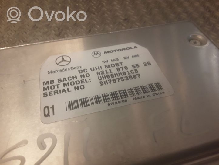 Mercedes-Benz E W211 Phone control unit/module 2118705526