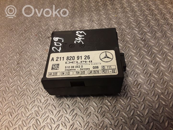 Mercedes-Benz CLK A209 C209 Signalizacijos valdymo blokas 2118209126