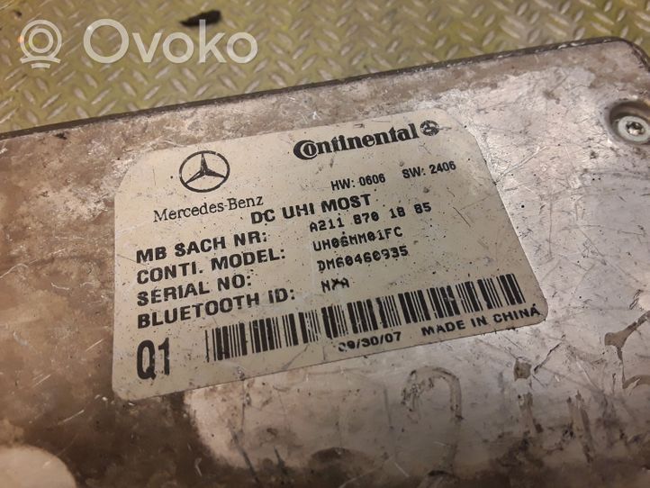 Mercedes-Benz B W245 Unité de commande, module téléphone 2118701885