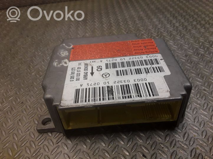 Mercedes-Benz C W203 Module de contrôle airbag 0018209726