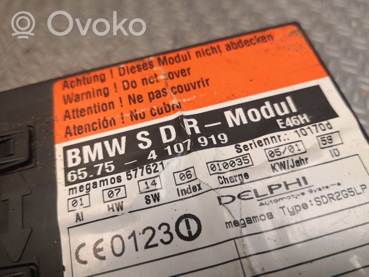 BMW 3 E46 Sterownik / Moduł alarmu 4107919