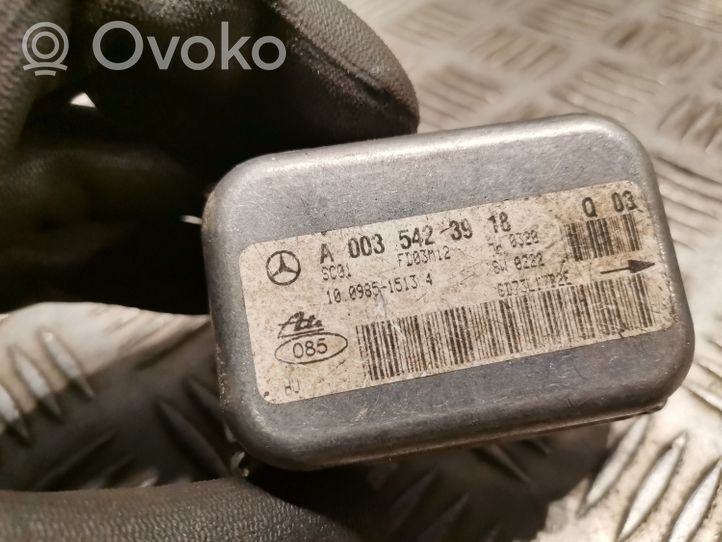 Mercedes-Benz CLC CL203 Czujnik prędkości obrotowej 0035423918