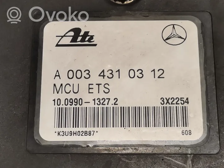 Mercedes-Benz SLK R170 Pompa ABS 0034310312
