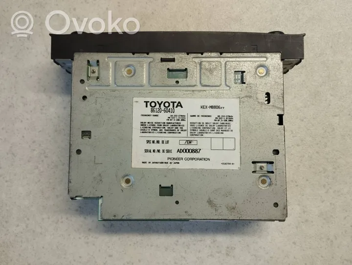 Toyota Land Cruiser (J100) Panel / Radioodtwarzacz CD/DVD/GPS 8612060410