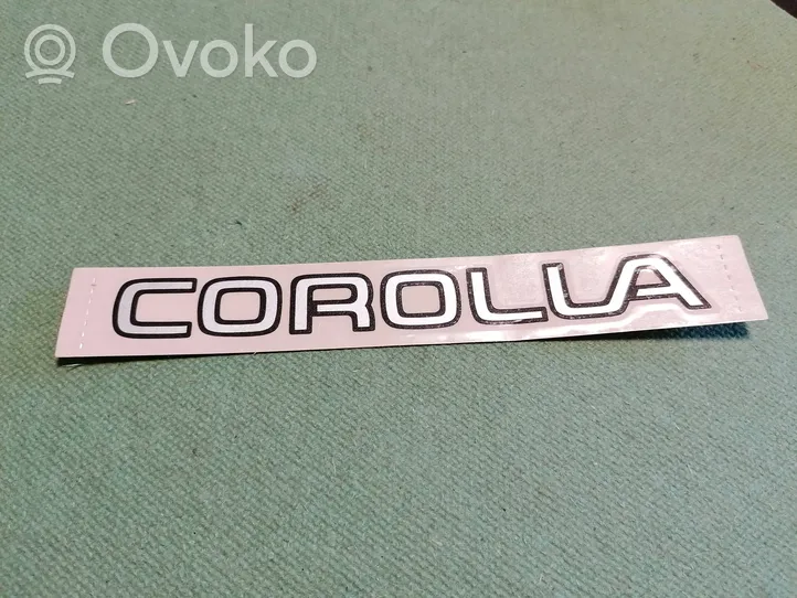 Toyota Corolla E120 E130 Emblemat / Znaczek 7544113110