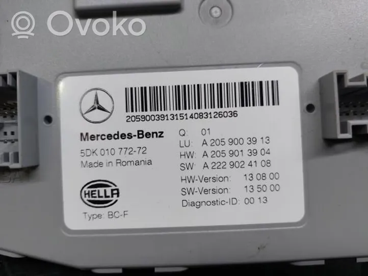 Mercedes-Benz C W205 SAM vadības bloks 