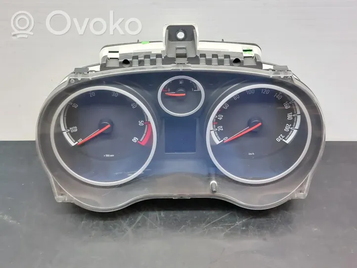 Opel Corsa D Compteur de vitesse tableau de bord 