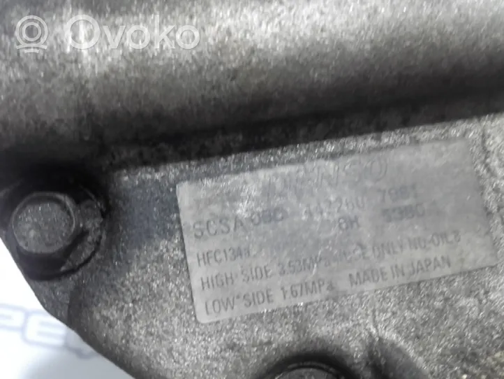 Toyota Corolla E120 E130 Ilmastointilaitteen kompressorin pumppu (A/C) 