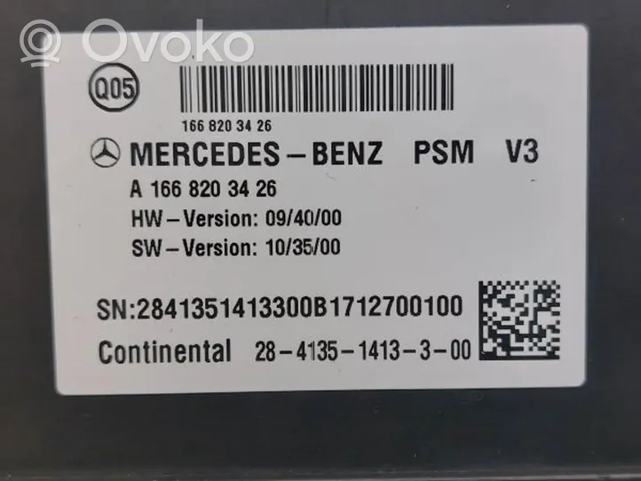 Mercedes-Benz GLE AMG (W166 - C292) Muut ohjainlaitteet/moduulit 