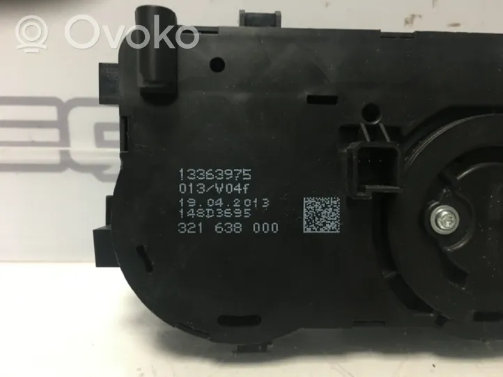 Opel Adam Climate control unit 