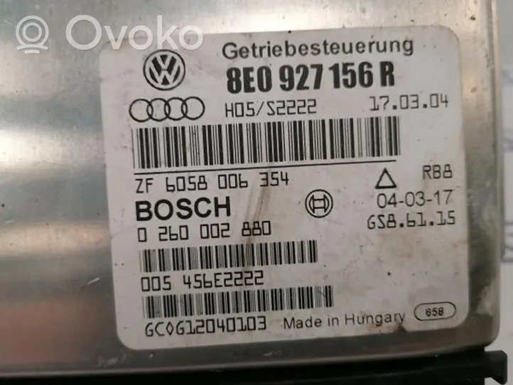 Audi A4 S4 B6 8E 8H Muut ohjainlaitteet/moduulit 