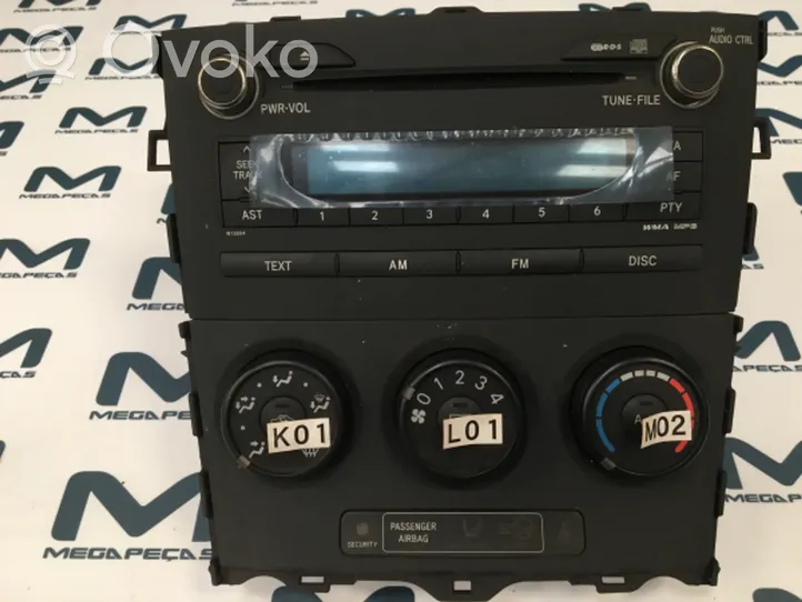 Toyota Auris 150 Radio/CD/DVD/GPS-pääyksikkö 