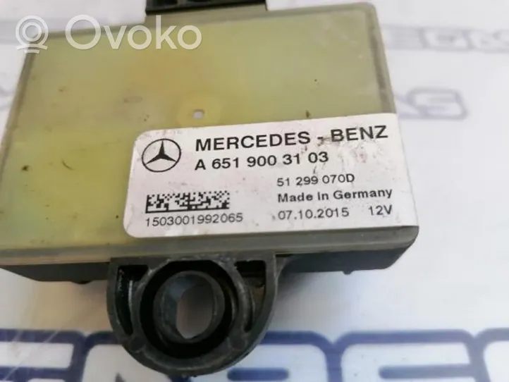 Mercedes-Benz A W176 Przekaźnik / Modul układu ogrzewania wstępnego 