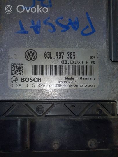 Volkswagen PASSAT B6 Variklio valdymo blokas 03L907309