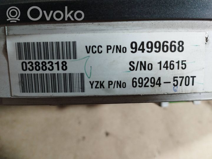 Volvo S80 Compteur de vitesse tableau de bord 9459821