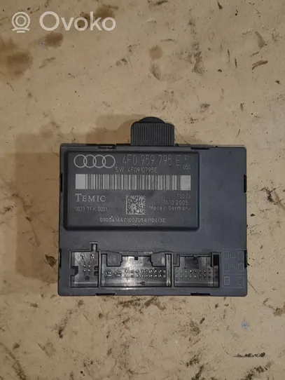 Audi A6 S6 C6 4F Unité de commande module de porte 4F0959795E