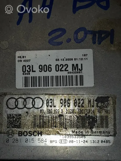 Audi A4 S4 B8 8K Sterownik / Moduł ECU 03L906022M