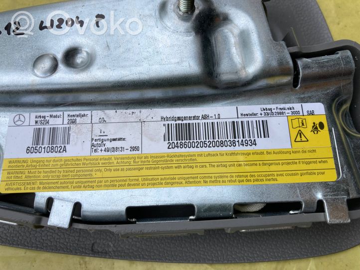 Mercedes-Benz C W204 Poduszka powietrzna Airbag boczna A2048600205